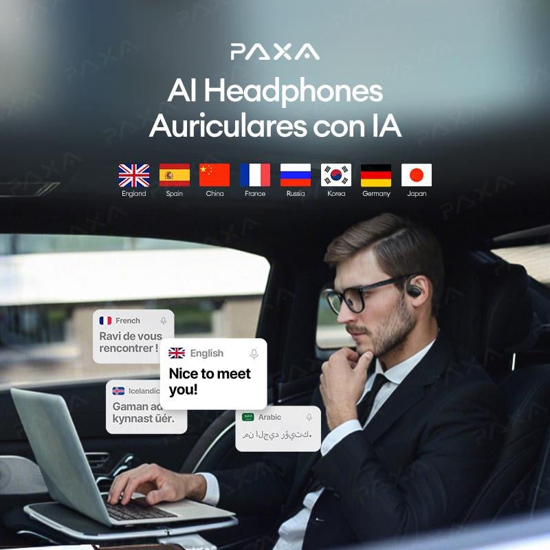 135 Languages Wireless Bluetooth Translation Earphones - Ken's bargain outlet