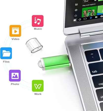 32GB Flash Drive USB 2.0 Flash Memory Stick Drive 10 Pack 32 GB USB Flash Drives Thumb Drive 32G Gig USB Drives Pen Drive Jump Drive, Mixed Colors - Ken's bargain outlet