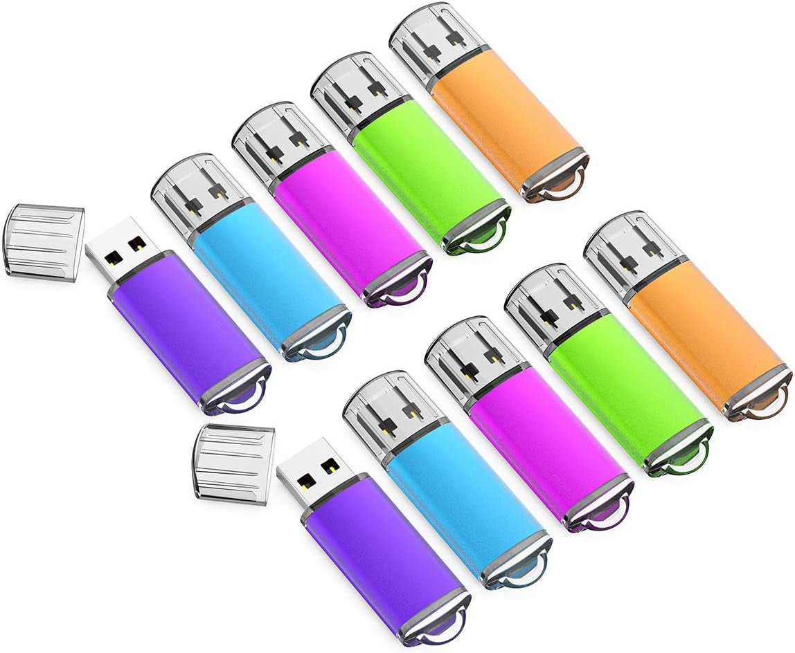 32GB Flash Drive USB 2.0 Flash Memory Stick Drive 10 Pack 32 GB USB Flash Drives Thumb Drive 32G Gig USB Drives Pen Drive Jump Drive, Mixed Colors - Ken's bargain outlet