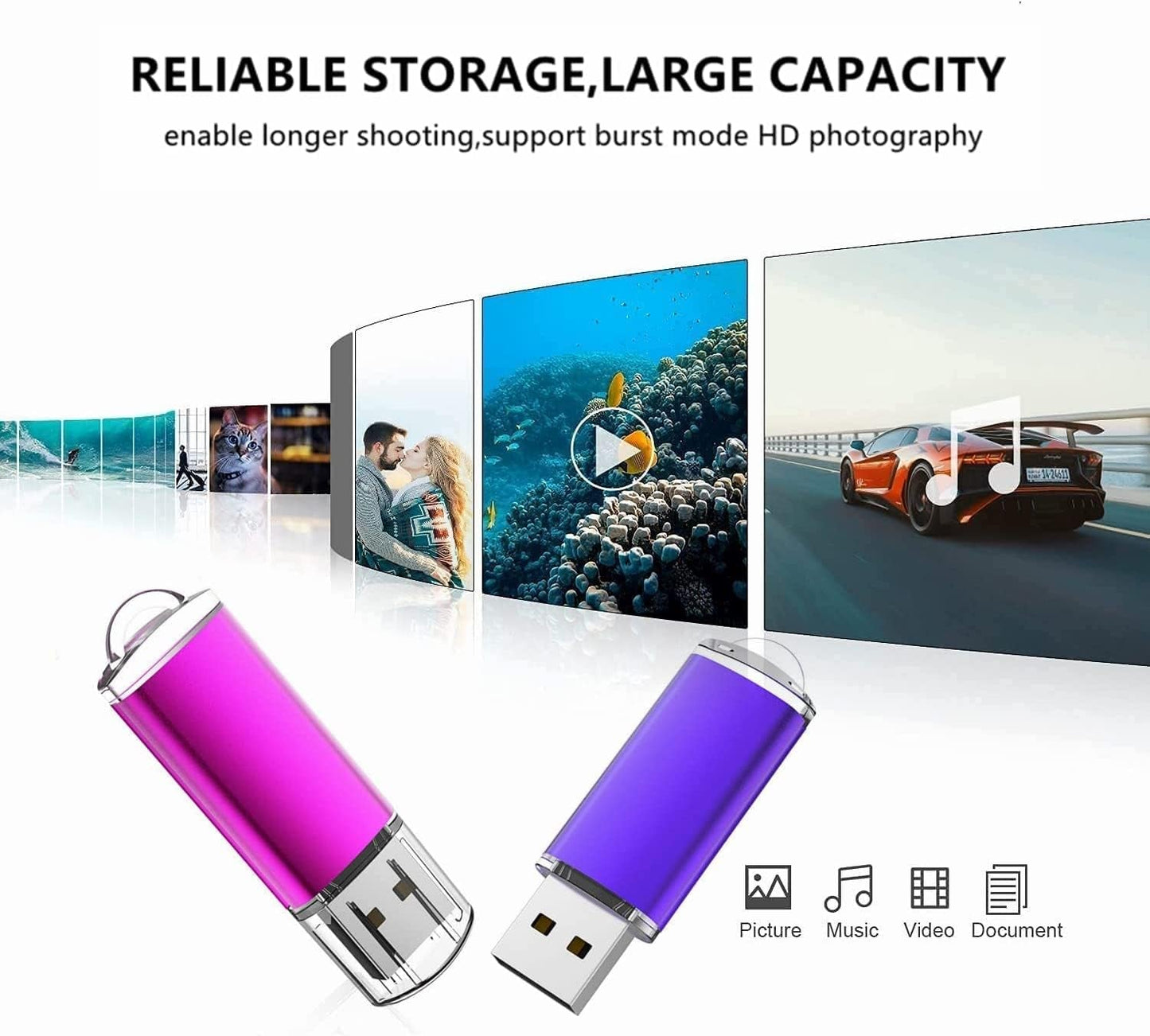 32GB Flash Drive USB 2.0 Flash Memory Stick Drive 10 Pack 32 GB USB Flash Drives Thumb Drive 32G Gig USB Drives Pen Drive Jump Drive, Mixed Colors - Ken's bargain outlet