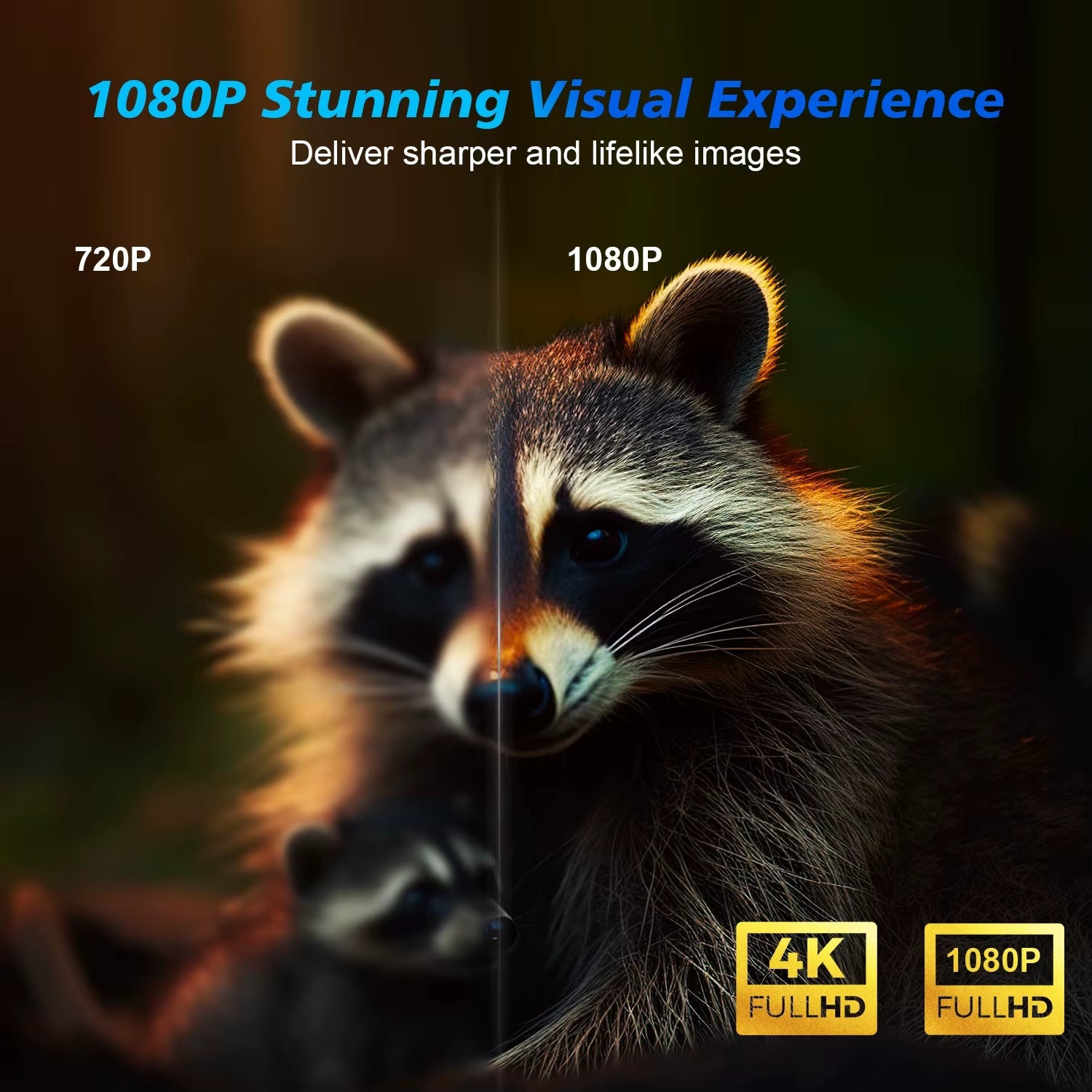 Android 11 4K Smart Projector 580ANSI 1920*1080P Full HD Wifi6 BT5.0 Allwinner H713 Voice Control Home Cinema Theater - Ken's bargain outlet