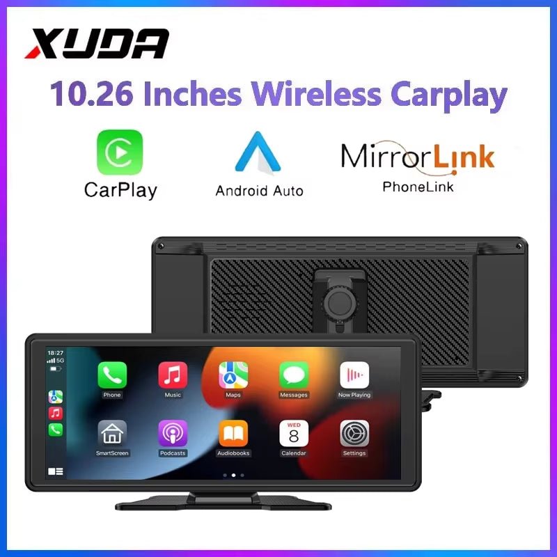 Drive Smart: 10.26 - Inch Wireless CarPlay & Android Auto Multimedia Video Player - Ken's bargain outlet