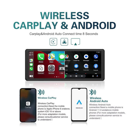 Drive Smart: 10.26 - Inch Wireless CarPlay & Android Auto Multimedia Video Player - Ken's bargain outlet