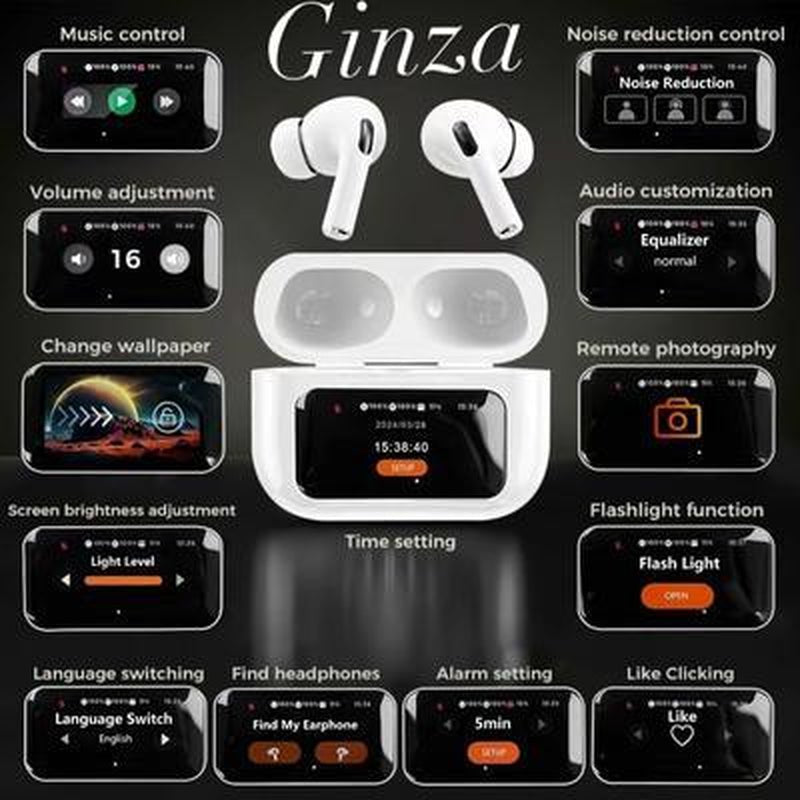LED Display Noise - Canceling Bluetooth Earbuds - Ken's bargain outlet