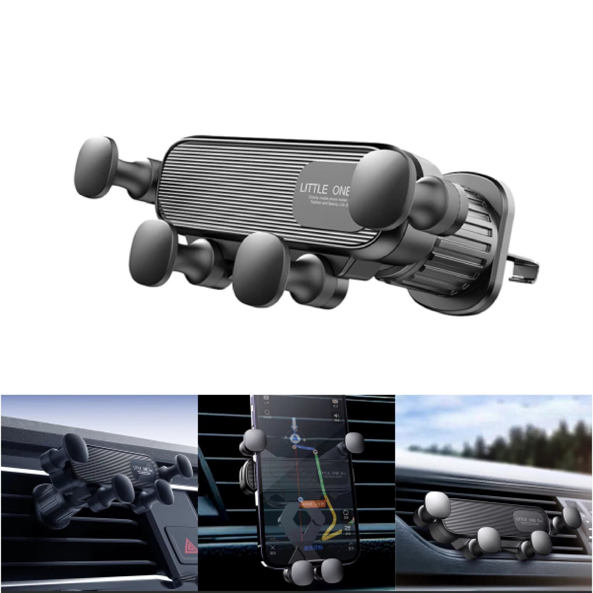 Magnetic Car Phone Holder for 4.7 - 7 Inch Support Mobile Phone Car Air Vent Mount Universal Shockproof GPS Clip Smartphone Stand - Ken's bargain outlet