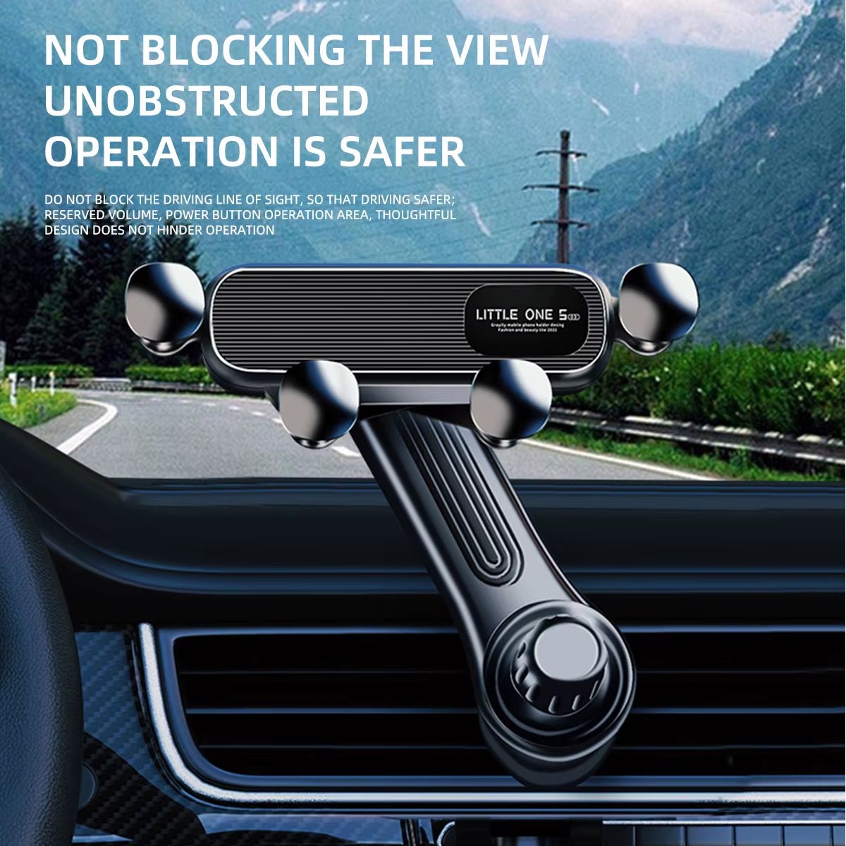 Magnetic Car Phone Holder for 4.7 - 7 Inch Support Mobile Phone Car Air Vent Mount Universal Shockproof GPS Clip Smartphone Stand - Ken's bargain outlet