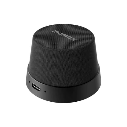 MOMAX 1 - Vibe Go: Magnetic Wireless Speaker & Phone Stand with IPX6 Waterproof Protection - Ken's bargain outlet