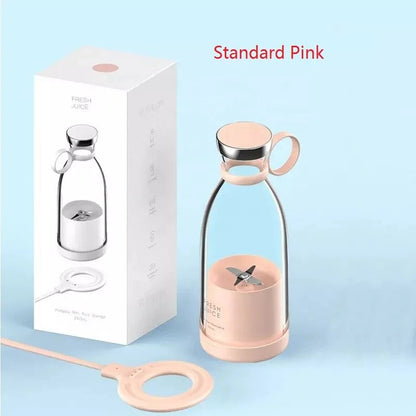Portable Blender Juicer 350ML Mixeur Wireless Rechargeable Mini USB Juicer Cup Fruit Mixer Travel Bottle Smoothie Extractor - Ken's bargain outlet