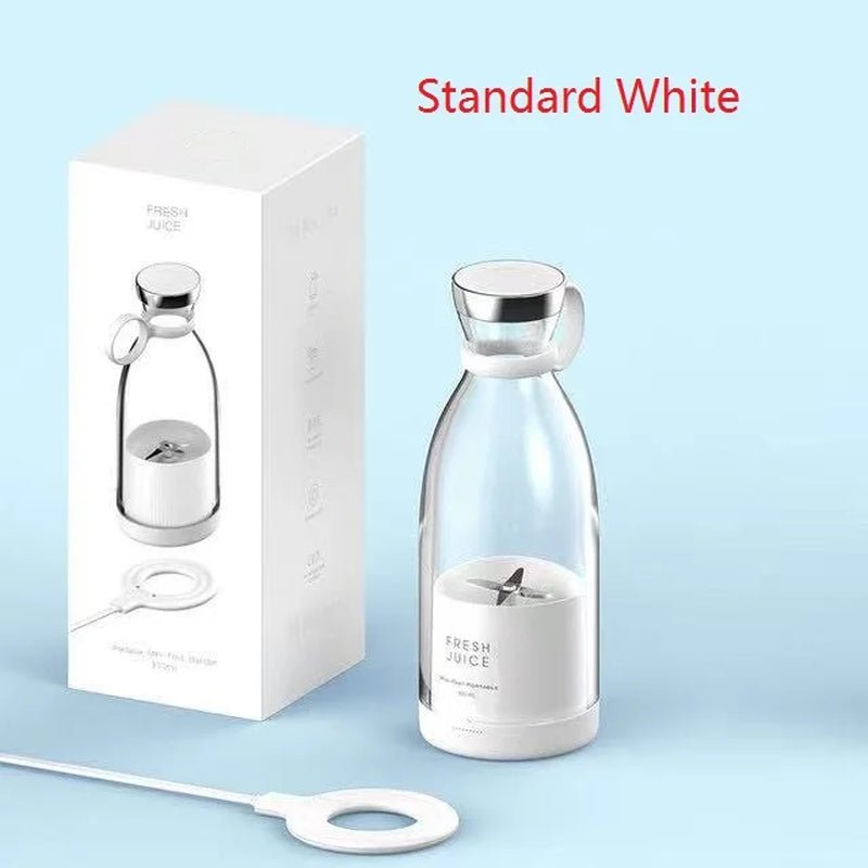Portable Blender Juicer 350ML Mixeur Wireless Rechargeable Mini USB Juicer Cup Fruit Mixer Travel Bottle Smoothie Extractor - Ken's bargain outlet