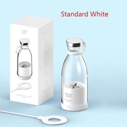 Portable Blender Juicer 350ML Mixeur Wireless Rechargeable Mini USB Juicer Cup Fruit Mixer Travel Bottle Smoothie Extractor - Ken's bargain outlet
