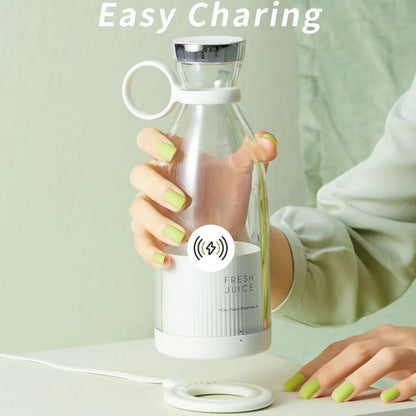 Portable Blender Juicer 350ML Mixeur Wireless Rechargeable Mini USB Juicer Cup Fruit Mixer Travel Bottle Smoothie Extractor - Ken's bargain outlet