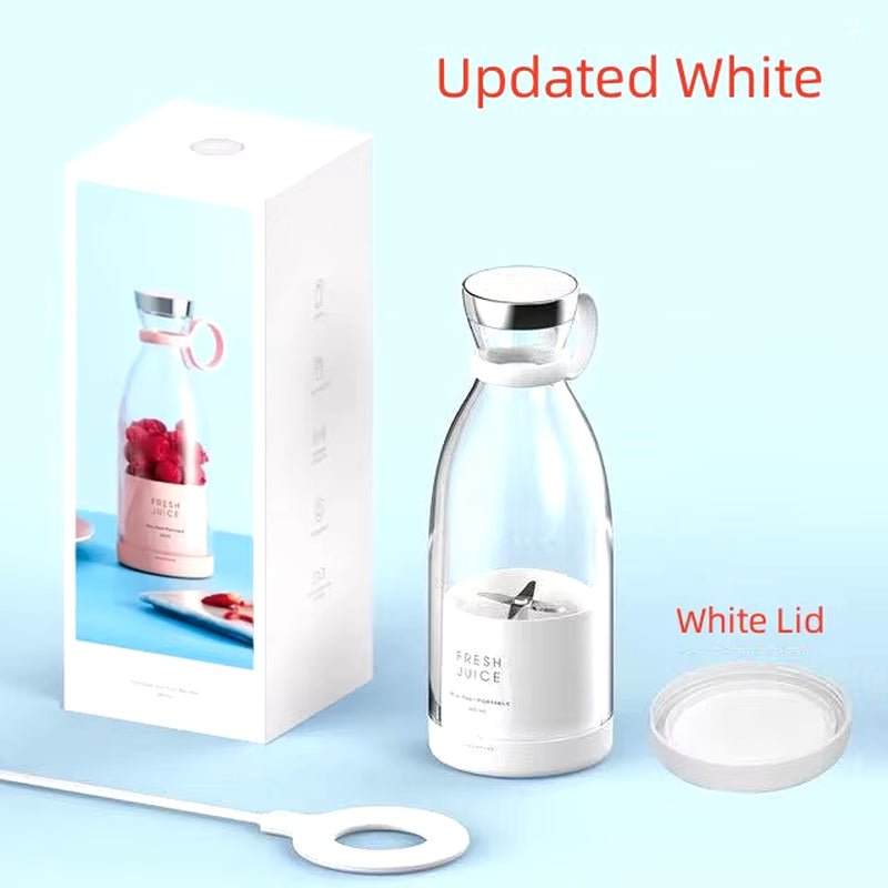 Portable Blender Juicer 350ML Mixeur Wireless Rechargeable Mini USB Juicer Cup Fruit Mixer Travel Bottle Smoothie Extractor - Ken's bargain outlet