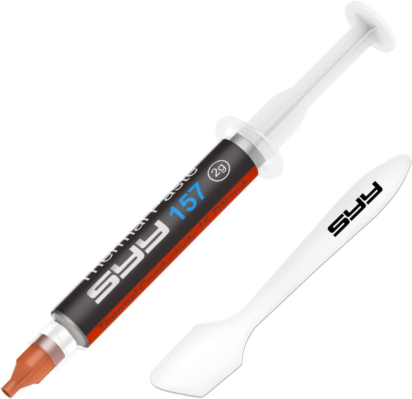 Thermal Paste, 2 Grams CPU Paste Thermal Compound Paste Heatsink for Ic/Processor/Cpu/All Coolers, 15.7W/M.K Carbon Based High Performance, Thermal Interface Material, CPU Thermal Paste - Ken's bargain outlet