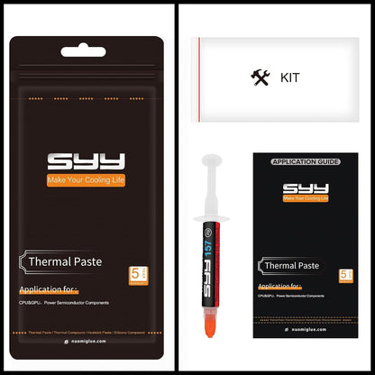 Thermal Paste, 2 Grams CPU Paste Thermal Compound Paste Heatsink for Ic/Processor/Cpu/All Coolers, 15.7W/M.K Carbon Based High Performance, Thermal Interface Material, CPU Thermal Paste - Ken's bargain outlet