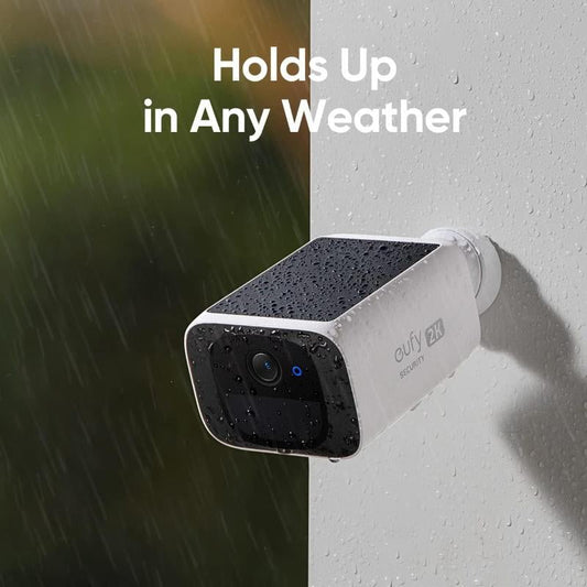 Wireless 2K Outdoor Solar Security Camera - Ken's bargain outlet